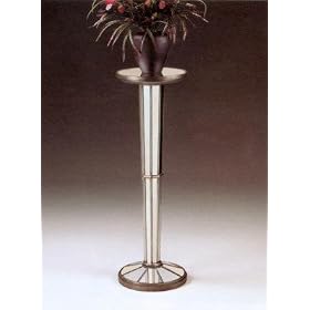 Masterpiece Mirrored Pedestal by Plant Stands