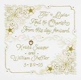 418iVqyxs8L. SL160  Janlynn A Wedding Promise Crewel Embroidery Kit 8X8 Stitched In Floss 23 0276, 1 Item/Order