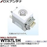 【DXアンテナ】小形直列ユニット/壁面テレビ端子　直列ユニット　中間用　WTS7L1H
