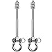 Besthouse Set of 2 Permanent Antirust Stainless Steel 304 Heavy Duty Swing Hanger 1800LB Capacity, 9.25