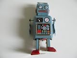 Robot Mecanique En Tole - 12 Cm Metal - Spooky Ms 294