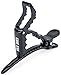 Hair Tamer Black Croc Hair Styling Clips - 6 Pack