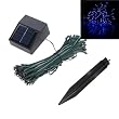 17m Waterproof 100 LED Solar Fairy Lights (blue) Garden Xmas Party 17m Waterproof 100 LED Solar Fairy Lights (blue) Garden Xmas Party