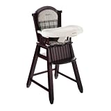 Eddie Bauer Newport Collection Wood High Chair, Stonewood