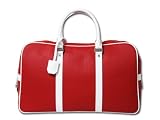 BVLGARI（ブルガリ） BVLGARI 【ブルガリ】MILLERIGHE（ミレリゲ）26612 REDボストンバッグ限定割引き中 ボストンバッグ レッド×ホワイト BVLGARI バッグ 限定