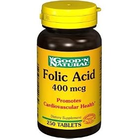 Good 'N Natural - Folic Acid 400 mcg. - 250 Tablets