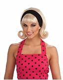 1950s Wig W/Detachable Headband Blonde Adult