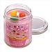 JELLY BEAN SCENTED CUPCAKE CANDLE SOY WAX GLASS JAR