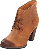 Clarks Women's Heath Wren Bootie,Brown Oily Leather,10 M US