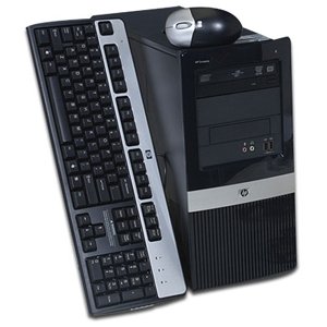 HP dx2400 KR543UT Business Desktop PC - Pentium Dual Core E2180 2.0GHz, 3GB DDR2, 500GB SATA II, DVDRW Lightscribe, Windows Vista Business/XP Pro Downgrade
