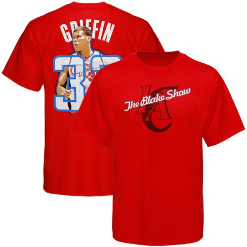 NBA Boy's Los Angeles Clippers Blake Griffin Notorious HD Tee (Red, Medium)