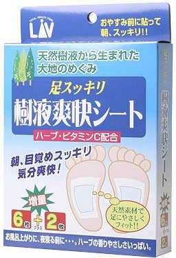 Foot Clean Sap Exhilarating Sheet 6 + 2 Sheets