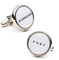 Nautical Starboard Port Cufflinks Cuff Links
