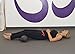 YogaAccessories Pranayama Cotton Yoga Bolster, Black