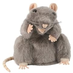 Handpuppe Ratte Maus grau M�use Nagetier Ratten Tier Haustier Bauernhof Handspielpuppe Kasperlfigur Kasperle Figur Pl�sch rat