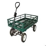 Marathon Industries Flat Bed Garden Cart with Sides #70104