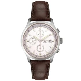 Jacques Lemans Men's Geneve Collection Automatic Chronograph Watch GU148B-ABT22M