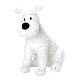 SNOWY SITTING CUDDLY PLUSH STUFFED ANIMAL - BIG