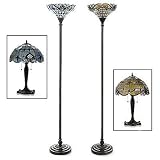 Allistar Lamp Set - One Torchiere Lamp & One Table Lamp