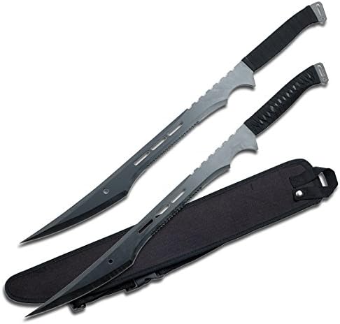 HK-741 27" Full Tang Twin RrIkOfrS Fighting Ninja Sword Set TNaDqy7 W/ Sheath ghnjerty ashertyui2345 27 inch xWhTI overall Full Tang Twin nOAEdqyu Fighting Ninja Sword set. Includes nylon Sheath.