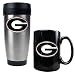 Georgia Bulldogs NCAA Stainless Travel Tumbler And Ceramic Mug Set by Great American Products