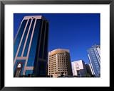 Buildings in Diplomatic Area Manama, Al Manamah, Bahrain Photography Framed Art Poster Print by Phil Weymouth, 31x25