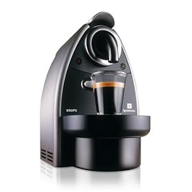 Krups Nespresso XN2105 Automatic Coffee Maker, Titanium