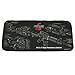 Bushmaster 28"X12" Neoprene M4 Schematic Gun Cleaning Mat, Matte Black