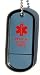 Medical Alert USB Flash Drive Dog Tag