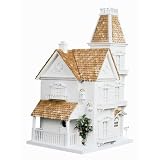 The Manor Bird House (White) (22.5