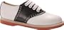 Willits Classic Saddle Oxford Black and White Womens Shoes