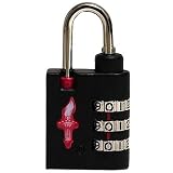 Midnight Black Safe Skies 3 Dial Midnight Black Aero TSA Recognized Lock