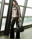 Alfani Petite Double-Breasted Trench Coat