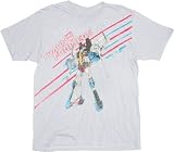 418j3K6IjnL. SL160  Transformers Mighty Deception Starscream Stripes Silver T shirt Tee