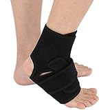 Alaska Bear&reg; Adjustable Ankle Support Sports Ankle Brace for Running Ankle Sprain Men Women - One Size, Black