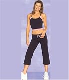 Womens Cotton Yoga Capri