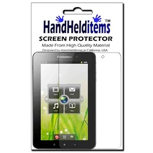 HHI Lenovo IdeaPad Tablet A1 Crystal Clear Screen Protector (Package include a HandHelditems Sketch Stylus Pen)