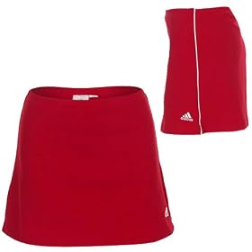 Buy Adidas Piped Synergy Skirt (Ladies) University Red White