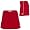 Adidas Piped Synergy Skirt (Womens) University Red/White, Extra Small