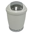 InterDesign Swing-Top Wastebasket - White