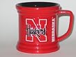 NEBRASKA CORNHUSKERS 11 oz. Team Logo Sculpted COFFEE MUG