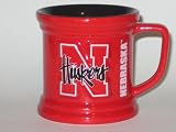 NEBRASKA CORNHUSKERS 11 oz. Team Logo Sculpted Coffee Mug