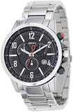 DKNY NY1326 Gents Stainless Steel Round Chronograph, Black Dial and Steel Bracelet Watch