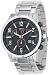 DKNY NY1326 Gents Stainless Steel Round Chronograph, Black Dial and Steel Bracelet Watch