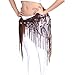 BellyLady Belly Dance Hip Scarf Shawl With Fringe Tribal Triangle Tassles Wrap