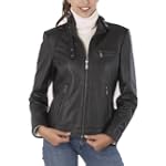 Cruzer Women's Cowhide Leather Motorcycle Jacket - Misses & Petite