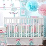 Aqua Pixie Baby 3pc Crib Set by My Baby Sam