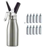 siphon kayser mousse chaude et froide 0.5L + 1 lot 10 cartouches
