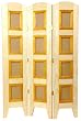 Classic Original Unique Great Family Gift Idea - 4.5ft. Low Photo Display Floor Screen Room Divider w/ 5" x 7" Frames - 4 Colors