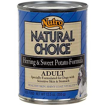 Nutro Natural Choice Herring and Sweet Potato Formula Adult Canned Dog Food